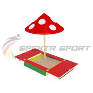 Купить Песочница с крышкой и грибком ИО 512 в Обояни 