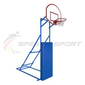 Купить Стойка стритбольная складная с фанерным щитом, кольцом, сеткой и защитой Street в Обояни 