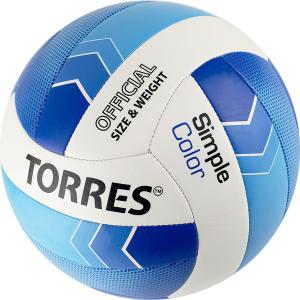 Купить Мяч волейбольный Torres Simple Color любительский р.5 в Обояни 